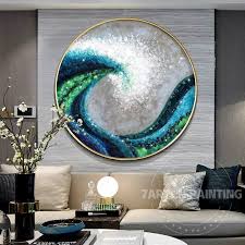Framed Wall Art Abstract Seascape Epoxy Resin Geode Crystal Etsy In 2021 Resin Art Painting Resin Wall Art Abstract Resin Art