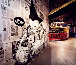 Art Bar Nightclub Singapore Retail Design Blog Retail Design Blog Murals Street Art Club Design
