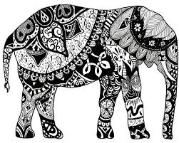 Malbuch für erwachsene ausmalbilder ausmalbilder tiere. Ausmalen Als Anti Stress Indien Indischer Elefant 9