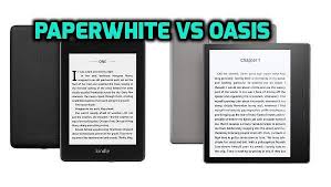 kindle oasis vs paperwhite comparison review kindle