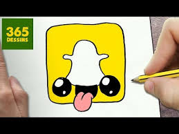 Pour le plaisir des petits et des grands voici un. Comment Dessiner Logo Snapchat Kawaii Etape Par Etape Dessins Kawaii Facile Mp3 Ecouter Telecharger Jdid Music Arabe Mp3 2017