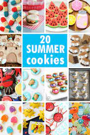 Summer Cookies A Roundup Of Ideas For Summer Decorated Cookies Summer Cookies Summer Cookie Recipes Cookie Decorating