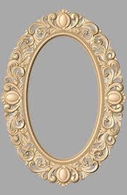 A187 3d Models Ornaments Design Victorian Frame Wood Carving Art