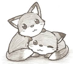 Foxies Cute Fox Drawing Cute Animal Drawings Animal Drawings Sketches