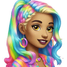 Lisa frank girl 2 emoji