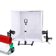 60cm Photo Studio Photography Table Top Photo Box Light Folding Lighting Kit Ebay