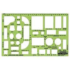 Form is often used in furniture templates paper art and miscellaneous. Rapiddesign Scale House Furnishing Template 714r