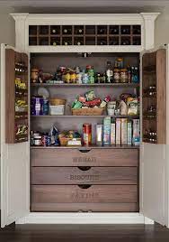 The largest storage cabinet is sauder's double door storage cabinet, coming in at an impressive 71.2 x 35.4 x 17. Kitchen Pantry Cabinets With Door Shelves Transitional Kitchen