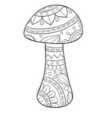 Monster high coloring pages gigi grant. Mushroom Coloring Vector Images Over 11 000