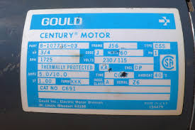 The innovative century ® brand has been pioneering the use of electric motors in the hvac, leisure water and commercial/industrial markets for over 100 years. Can You Explain How To Wire A Gould Century Motor To A Three Wire Cord What Wires Go To What Connection Are There