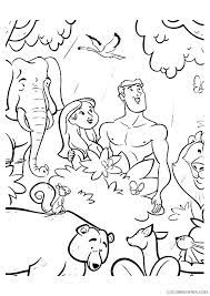 These spring coloring pages are sure to get the kids in the mood for warmer weather. Adam And Eve Coloring Pages For Kids Coloring4free Coloring4free Com