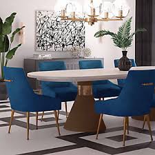 For a more casual, uplifting vibe, choose a light blue chair with natural wood accents. Blue Dining Room Chairs Ashley Furniture Homestore