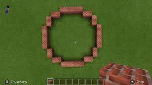 Can make any size circle/ovals and it shows an image guide of it link. How To Make Circles In Minecraft Gamepur