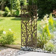 Treillis Deco Arbre L 0 6 X H 1 5 M Panneaux En Metal Panneaux Decoratifs Treillis