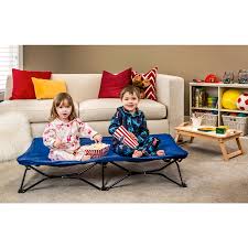 Regalo My Cot Portable Toddler Bed Royal Blue Includes Fitted Sheet Walmart Com Walmart Com For a toddler bed, though that's a great feature because it means little one won't be able to move it and cause mayhem.
