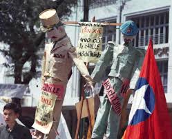 The agent in shanghai was really bad to handle situation. Fil Charles Degaulle And Ho Chi Minh Are Hanged In Effigy During The National Shame Day Celebration In Saigon July 1964 Jpg Wikipedia