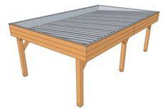 preau becker avec couverture en bac acier preau becker avec couverture en bac acier uberdachung terrasse gartenhaus modern gartenhaus bauen