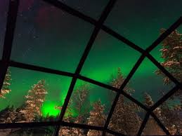 A nearby ice hole is ideal for cooling off. The Odder Way Kakslauttanen Arctic Resort