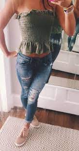 Arantzatinoco Cute Casual Outfits Tube Top Outfits Top Outfits