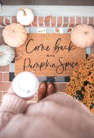 How To Decorate Your Front Porch For Fall On A Budget Anna Elizabeth Fall Decorations Porch Autumn Home Mums In Pumpkins