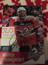 Po odchodu z pardubic nová šance. Marek Troncinsky Hc Pardubice Klubovka Podepsana Aukro