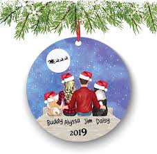 Check out and pay for your items 3. Amazon Com Personalized Pet Dog Cat Owner Christmas Ornament Parents Pet Lover Couple Gifts Custom Portrait Fur Mom Dad Pet And Couple Home Kitchen