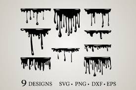 Dripping Borders Svg Dripping Svg Dripping Lips Svg Melanin Svg Tpt