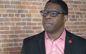 UNL Athletic Department COO Haven Fields speaks at Beatrice Mayo