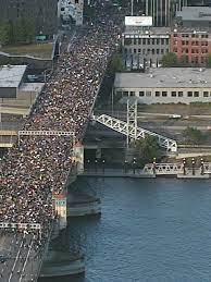 Demonstrations, most peaceful but some violent, have happened in portland for more than two months following the police killing of george floyd in. Peaceful Protests Over George Floyd Killing Continue In Portland Katu