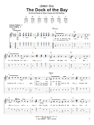 Just to c make this dock my a home. Otis Redding Sittin On The Dock Of The Bay Sheet Music Pdf Notes Chords Rock Score Guitar Tab Single Guitar Download Printable Sku 27793