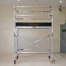 Similarly, how do you calculate scaffolding? Dr Ladder Has The Strength To Design Aluminum Alloy Scaffolding Aluminium Scaffolding Scaffolding Design