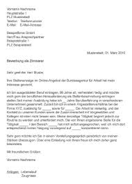 Sie wollen eine attraktive stellenanzeige schreiben? Muster Bewerbung Als Zimmerer