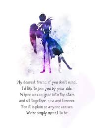 Jack And Sally Quote Art Print Nightmare Before Christmas My Dearest Friend Gift Wall Art Home Decor Jack And Sally Quotes Nightmare Before Christmas Quotes Nightmare Before Christmas Drawings