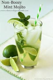 Non Boozy Mint Mojito Cooking With Ruthie Mocktails Mint Mojito Non Alcoholic Drinks