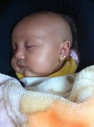 Multiple Ears Pierced Baby Infant Ear Baby Advice Newborn Girl