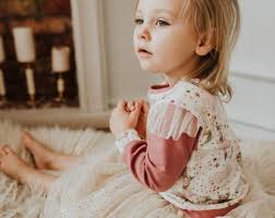 Girl Tulle Skirt With Gold Stars, Baby Outfit