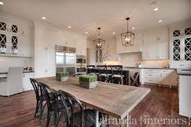 Maybe you would like to learn more about one of these? Restoration Hardware Flatiron Dining Table Transitional Kitchen Veranda Interiors