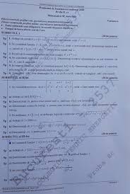 Profilul tehnic, toate calificările profesionale. Bacalaureat 2020 Subiectele La MatematicÄƒ Proba Obligatorie A Profilului Ce Au Avut De Rezolvat CandidaÈ›ii Alba24