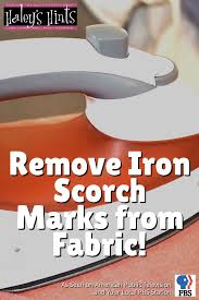 Remove Iron Scorch Marks From Fabric How To Remove Iron Burn Iron