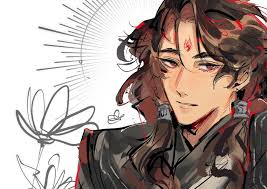 My posting schedule is inconsistent !!! 🗣🗣 whatever i hope u enjoy when i  spam 😋✌️ Luo binghe's new design... i love his pig tails 🤒