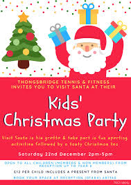 Maybe you would like to learn more about one of these? Kids Christmas Party Thongsbridge Tennis And Sports Club