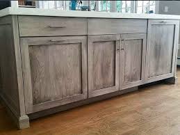 This Cabinet Color Was Created In Three Steps Using Weatherwood Stains Reclamation Stain Was Gray Stained Cabinets Cabinet Stain Colors Wood Bathroom Cabinets