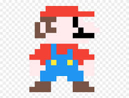 To help me easily identify the individual pixels, i've used photoshop to overlay a grid on the reference image. Mario Pixel Art Super Mario Bros Grid Clipart 3619294 Pinclipart