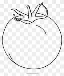 Tomato Coloring Page Line Art Clipart 3649277 Pinclipart
