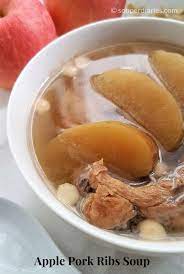 Chinese Apple Soup With Pork Ribs Souper Diaries Chinese Soup Recipes Apple Soup Healthy Snacks Recipes