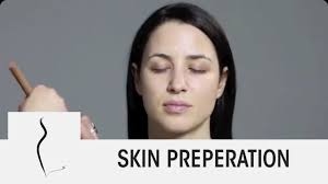 skin preparation for makeup application
