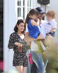 That set off tabloid rags like the mila loves her daughter but she feels isolated after being home for so long. subsequent fights allegedly broke out after kunis landed new gigs and. Mila Kunis And Ashton Kutcher Head Out For Family Lunch With The Kids Daily Mail Online