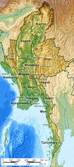 Due to high traffic we need to pay google a lot for. Myanmar Birmanie Topographique Map Populationdata Net