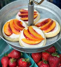 Add the oil, baking powder, cup of sugar and flour. Peach Sugar Cookie Tart Recipe Parties With A Cause