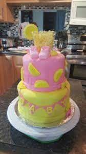 Pink Lemonade Cake Baby Shower Cake Pink Lemonade Cake Cake Decorating